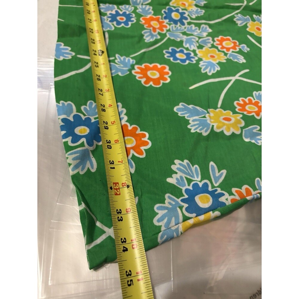 Vtg 60s Flower Power Patio House Dress Loungewear Psychedelic Hippy NWT MCM 70s - Picture 11 of 16